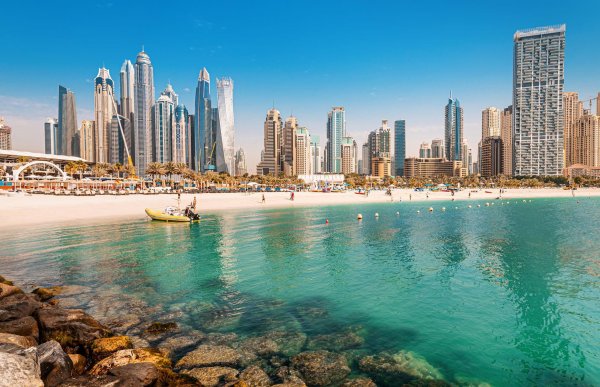 пляж дубаи
