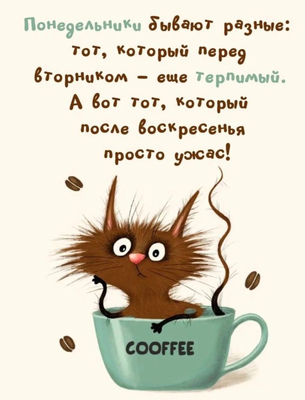 понедельник прикольные