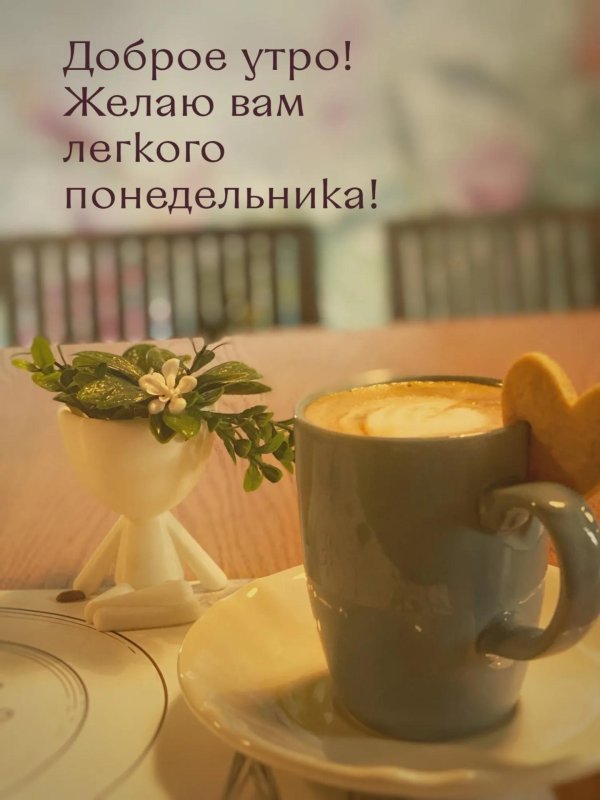 доброго утра в понедельник
