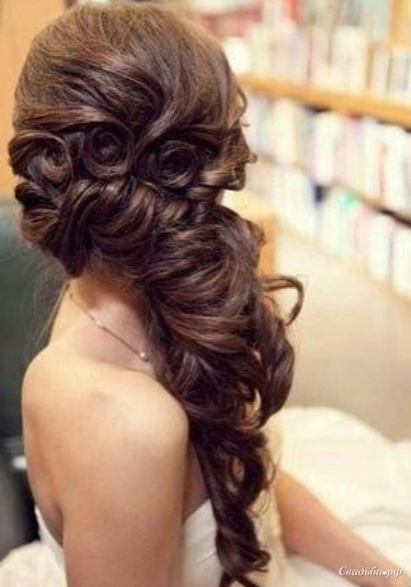 свадебные прически идеи