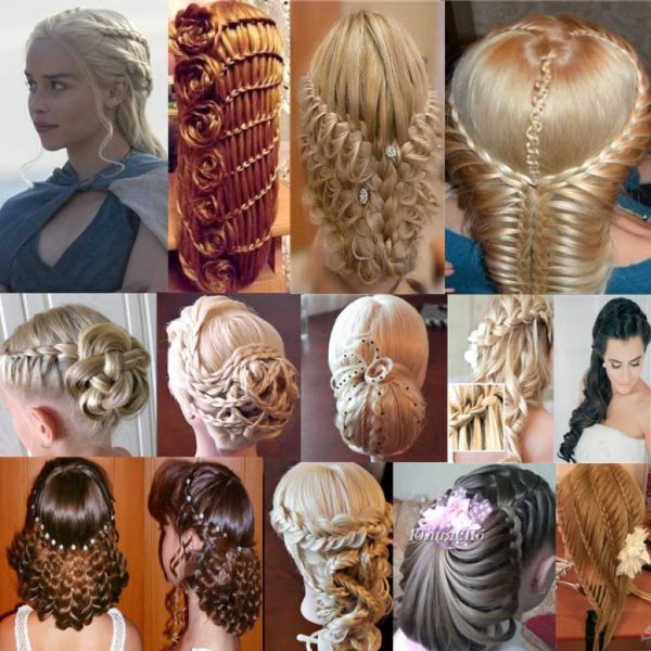 виды плетения косичек