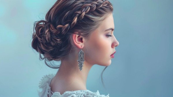 модные вечерние прически 2024