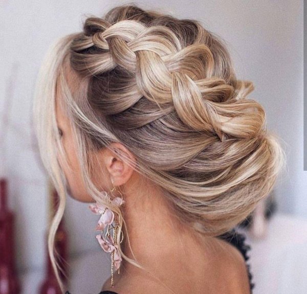 коса прическа