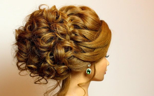 вечерние прически