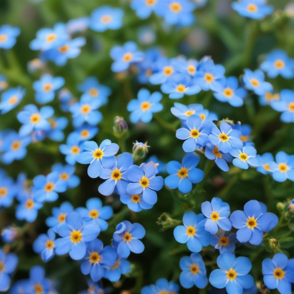 цветок незабудка