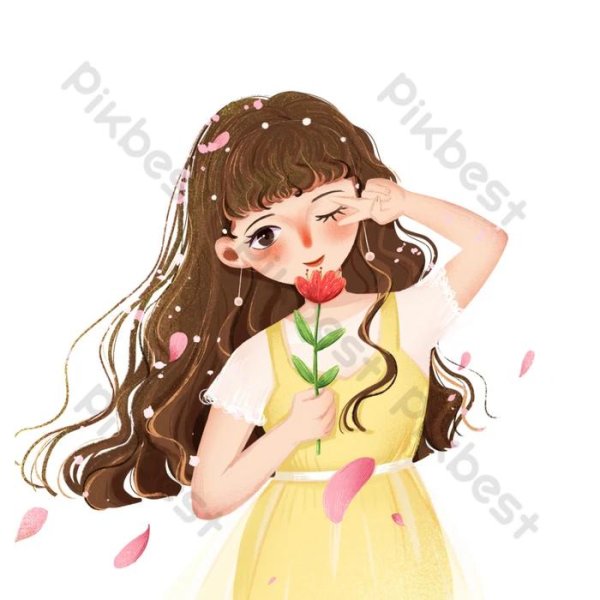 иллюстрации девушек