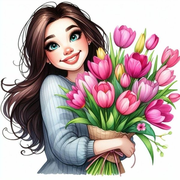 иллюстрации девушек