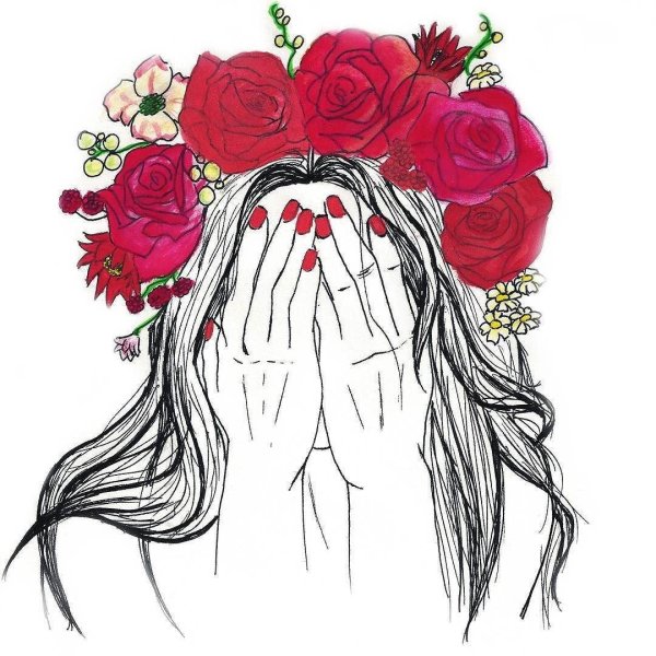 девушка иллюстрация