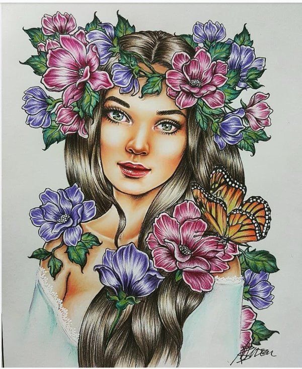 рисунки женщин