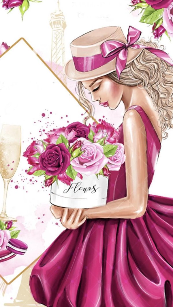 модная иллюстрация