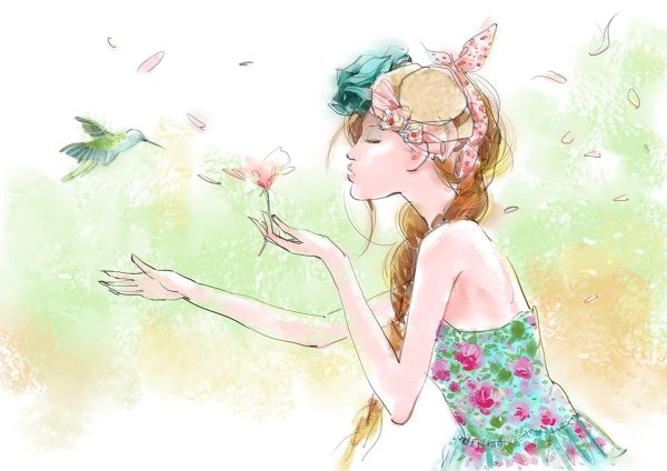 иллюстрации девушек