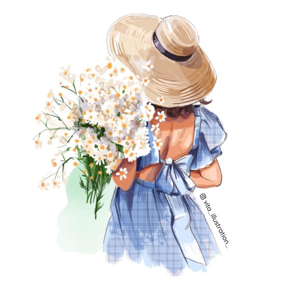 иллюстрации девушек