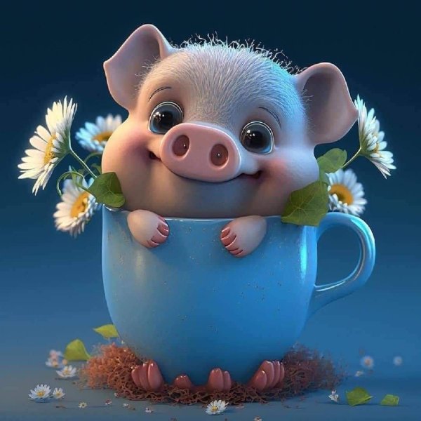 свинья поросенок