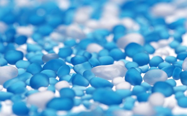 голубые обои