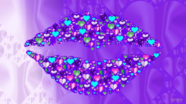 поцелуй сердечко