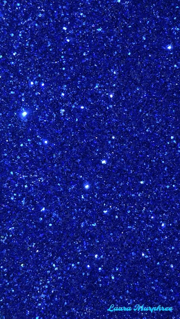 глиттер синий