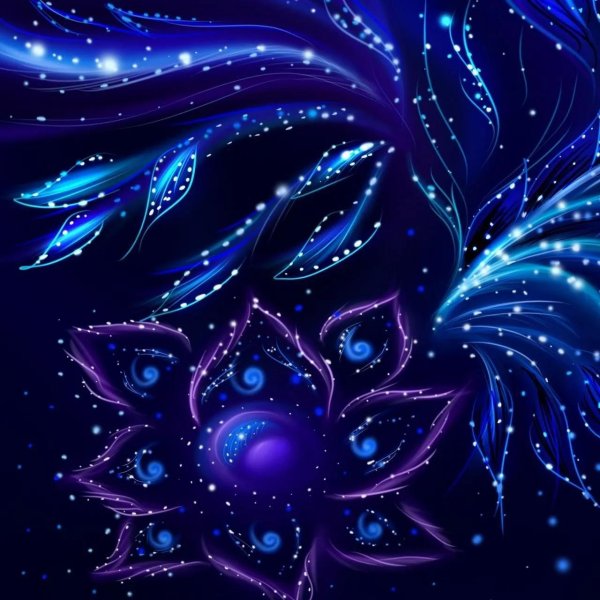 синий абстракция