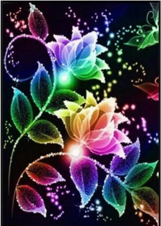 мерцающие алмазная вышивка