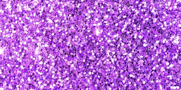 purple glitter