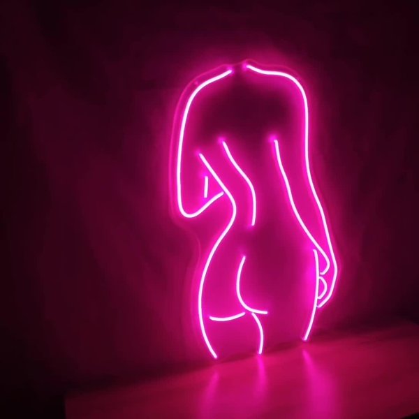 неоновая настенная лампа