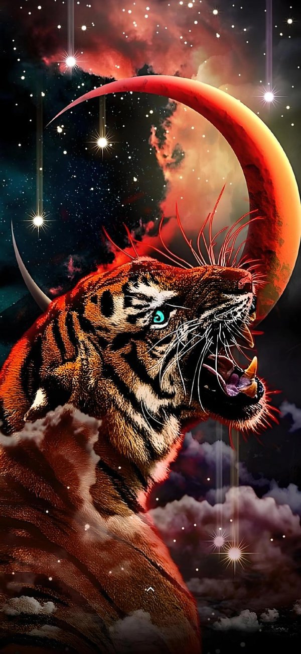 картина с тигром