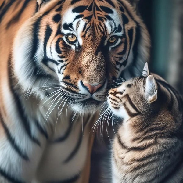 красивая тигрица