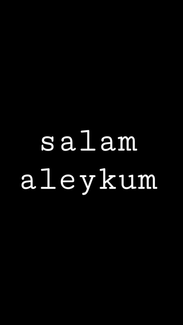 salam aleykum