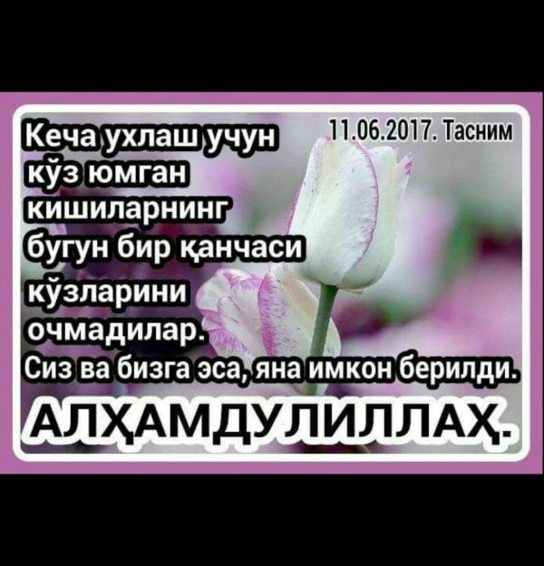 яхши тилаклар