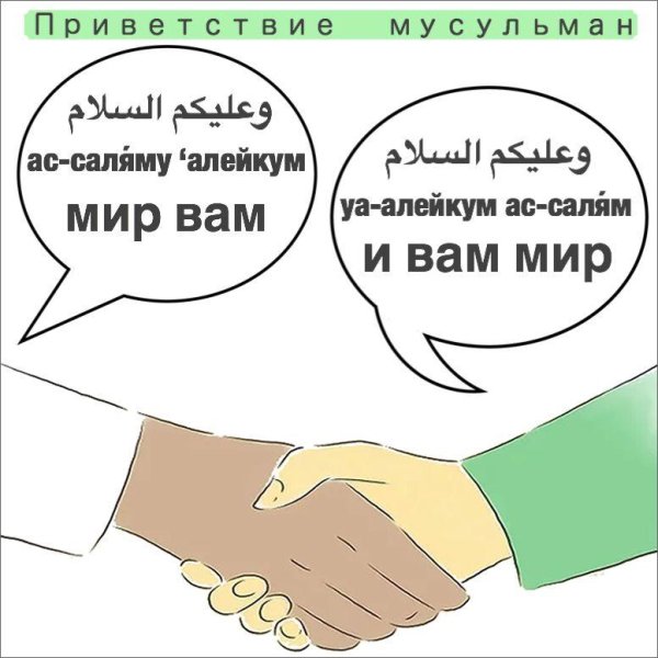 мусульманское приветствие