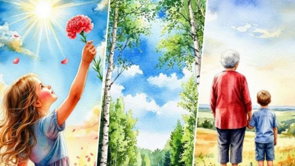 акварельная иллюстрация