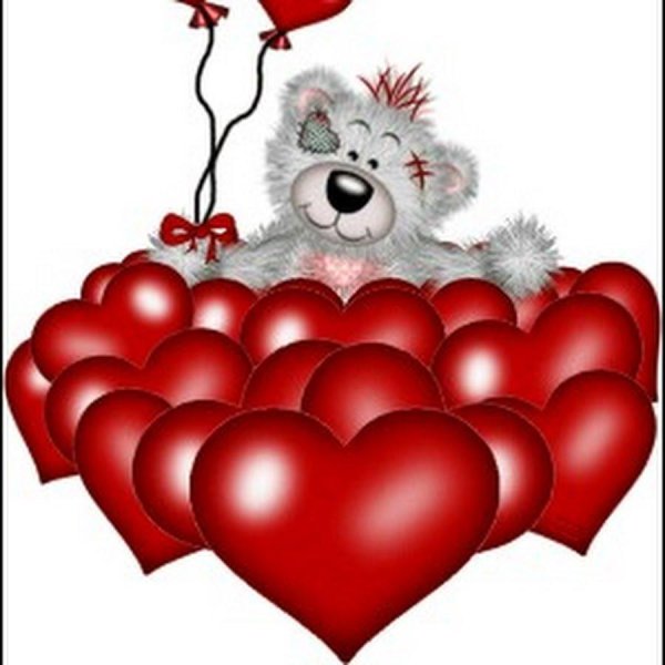 влюбленные мишки