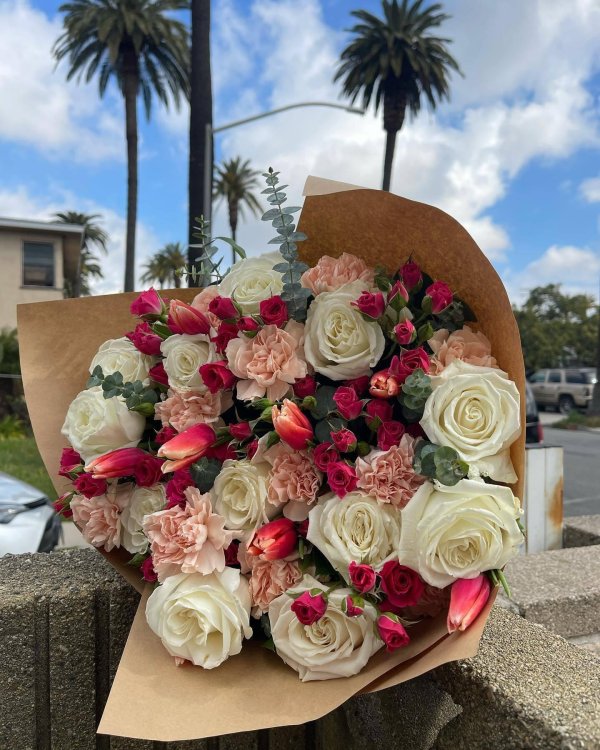 модные букеты