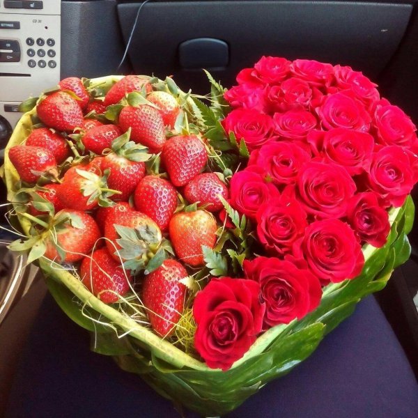 букет из клубники