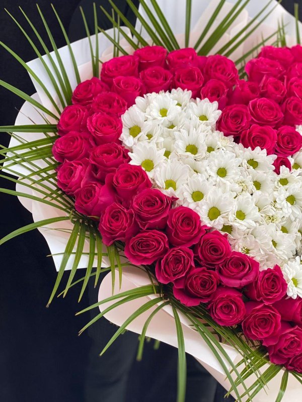 цветочное сердце