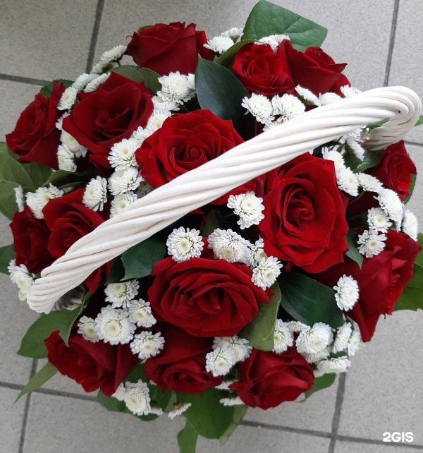 корзинка с цветами