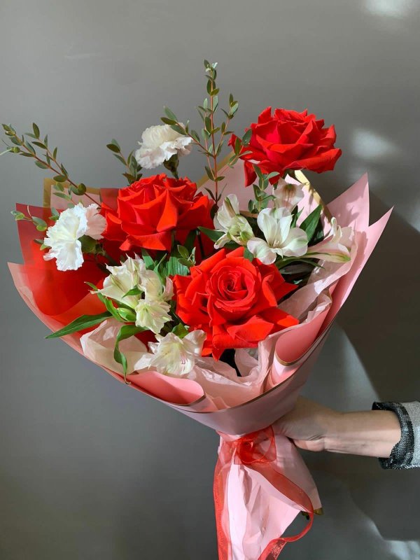 сборные букеты