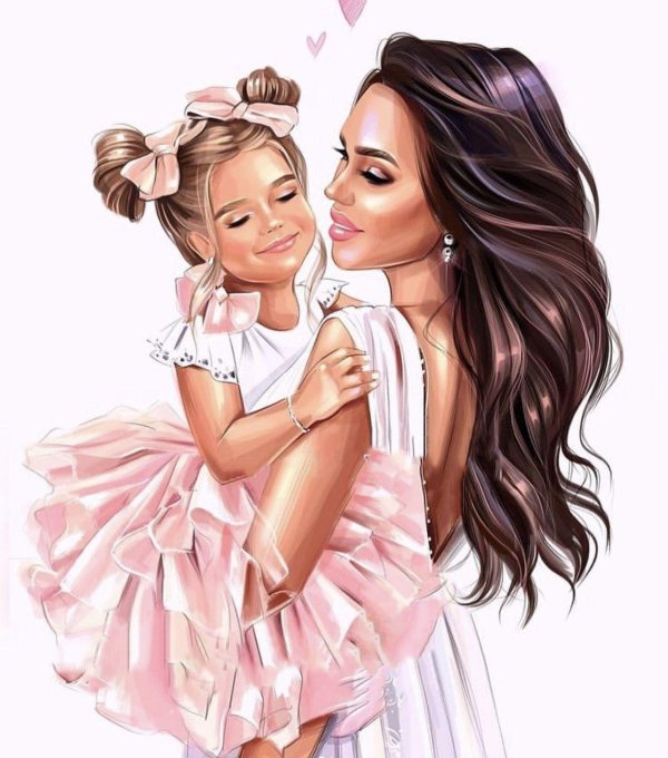 иллюстрация девочка