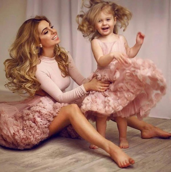 платье для мамы и дочки