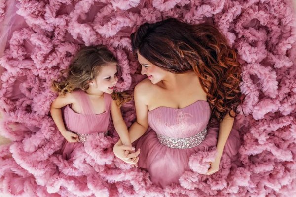 платье облако для девочки