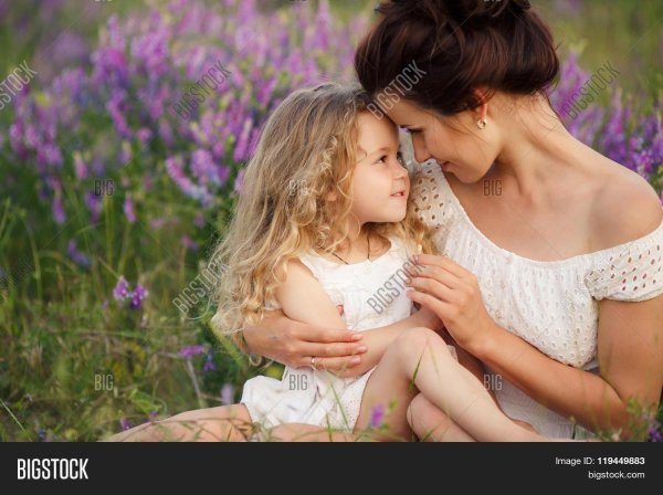 фотосессия в поле с дочкой