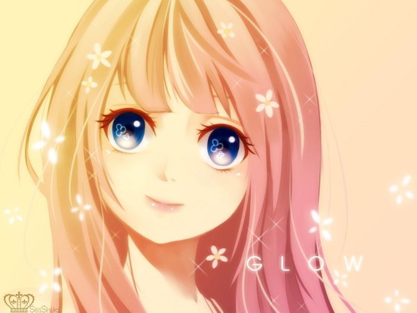 аниме блондинка