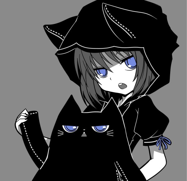 аниме кошка