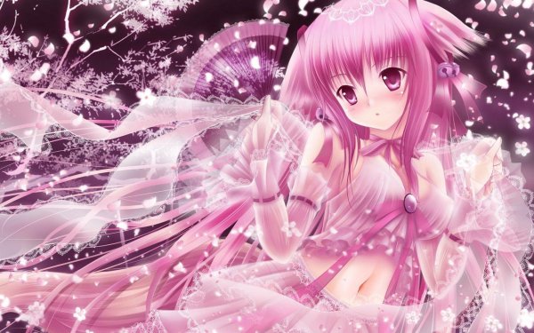 аниме розовая