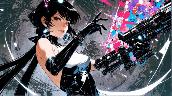 в стиле аниме