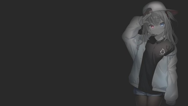 аниме черный фон