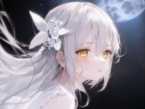 аниме белая