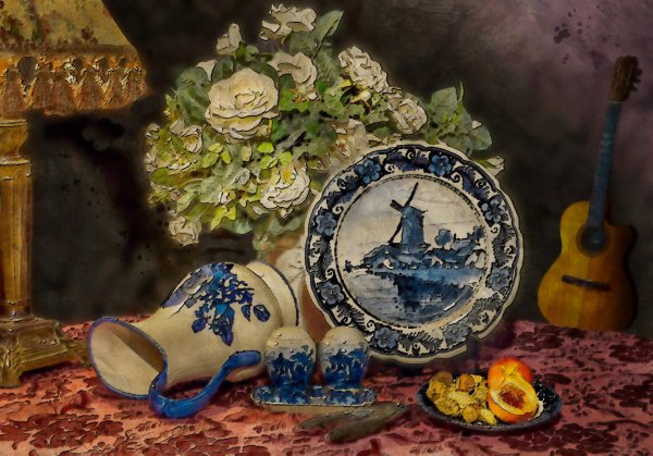 тарелки delft голландские