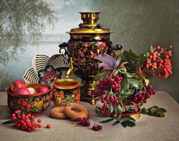 самовар хохлома