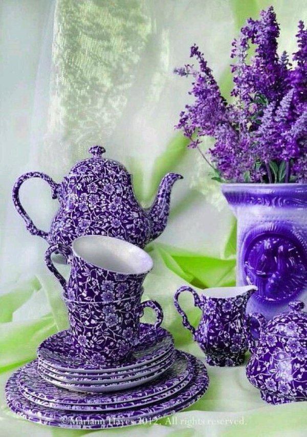 сиреневое утро