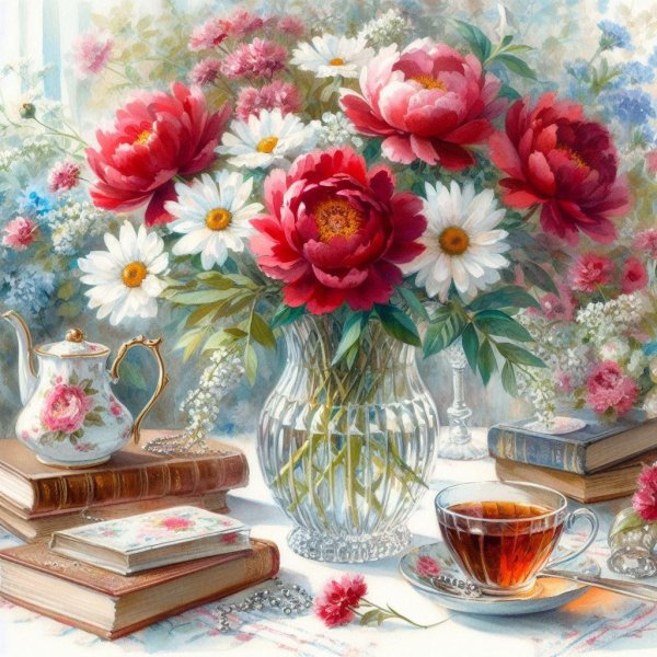 цветочные картины